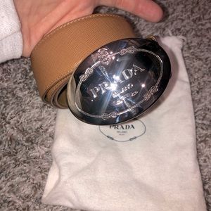 Genuine “Saffiano” Prada Belt